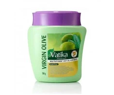 Stiprinanti kaukė plaukams Virgin Olive, Dabur Vatika, 500g