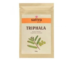 Triphala mišinio milteliai, ekologiški, Sattva Ayurveda, 100g