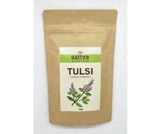 Indiškojo baziliko milteliai Tulsi, Sattva Ayurveda, 100g