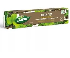 Vaistažolių dantų pasta su žaliąja arbata Žalias Tea, Dabur, 100 ml