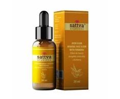 Veido serumas su ciberžole Ayur Glow Mineral Eliksyras, Sattva Ayurveda, 30ml