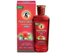Vėsinantis ajurvedinis galvos ir kūno aliejus Navratna, Himani, 270ml