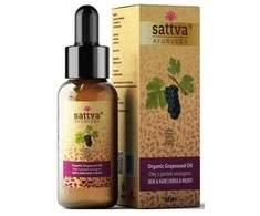 Vynuogių kauliukų aliejus Grape Seed, Sattva Ayurveda, 50ml