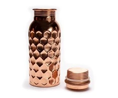 Yogi Amp Yogini Varinė gertuvė-butelis Hammered, Yogi-Yogini, 500 ml