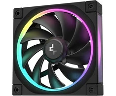 DeepCool FL12 Kompiuterio dėklas Fan 12 cm Juodas 1 pc(s)