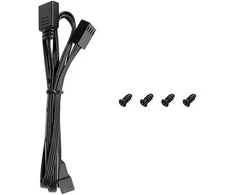 DeepCool FL12 SE Kompiuterio dėklas Fan 12 cm Juodas 1 pc(s)