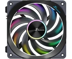Seasonic MagFlow 1225 ARGB PWM korpuso ventiliatorius – 120 mm, 3 vnt. komplektas
