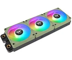Thermaltake CT120 EX ARGB Sync ventiliatorius, 3 vnt., žalias (CL-F196-PL12MG-A)