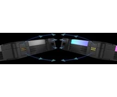 120 mm Thermaltake SWAFAN EX12 ARGB PC aušinimo ventiliatorius TT Premium Edition 3 ventiliatorių paketas