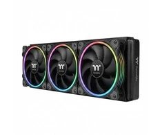 120 mm „Thermaltake TS120 EX RGB“ 3 vnt. ventiliatorių, juodų