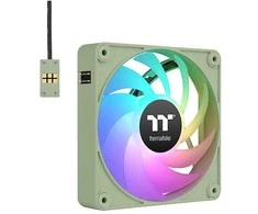 Thermaltake CT140 EX ARGB Sync 3 ventiliatorių pakuotė, žalia (CL-F197-PL14MG-A)
