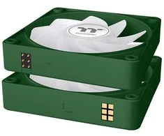 Thermaltake CT140 EX atvirkštinio ARGB sinchronizavimo kompiuterio korpuso ventiliatorius 14 cm žalias 3 vnt.