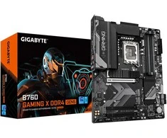 Pagrindinė plokštė „Gigabyte B760 GAMING X DDR4 GEN5“ | Procesorių šeima „Intel“ | Procesoriaus lizdas LGA1700 | DDR4 | Palaikomos standžiojo disko sąsajos M.2, SATA | SATA jungčių skaičius: 4