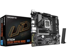 „GIGABYTE B760M DS3H WIFI6E GEN5“ pagrindinė plokštė – palaiko „Intel Core 14“ kartos procesorius, 6+2+1 fazės skaitmeninį VRM, iki 5600MHz DDR5, 2xPCIe 4.0 M.2, „Wi-Fi 6E“, 2.5GbE LAN, USB 3.2 Gen2