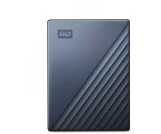 Kietasis diskas Western Digital My Passport Ultra 6TB Mėlyna USB-C/USB3.0 HDD 2,5" metalo apdaila RTL nešiojamas išorinis
