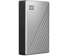 Kietasis diskas 2,5 Western Digital My Passport Ultra Mac 6TB Sidabrinis USB-C/USB3.0 HDD 6,35cm 2,5Zoll Metal finish RTL portable external