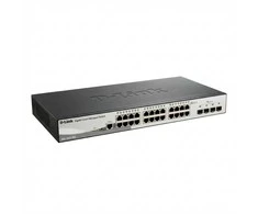 Šakotuvas 28P D-Link DGS-1510-28X/E M RM Gigabit Stack