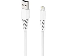 Kabelis USB 2GO 2GO USB Lade-/Datenkabel Apple Lightning 1m baltas