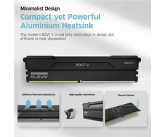 Atmintis Klevv BOLT V 32GB (2x16GB) DDR5 Gaming RAM 6000MHz CL30 Memory Module Kit moduł pamięci 288-pin DIMM (KD5AGUA80-60A300H)