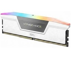 RAM „Corsair Vengeance RGB 32GB DDR5-6400“ rinkinys (2x 16GB), CL36, baltas