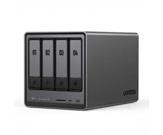 Serveris „UGREEN“ 4 skyrių tinklo saugykla DH4300 Plus ES bediskė