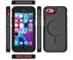 Dėklas 4smarts 4Smarts Defend Case UltiMag f. iPhone SE3 / SE2 / 8 / 7, juodas