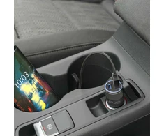 4Smarts Car Charger Rapid+ 27W su Quick Charge, pilkas / juodas