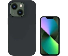 Dėklas 4smarts skystas silicis. C Cupertino iPhone 14, juodas