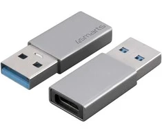4Smarts Passive Adapteris USB-A 3.0 to USB-C 2 vnt.
