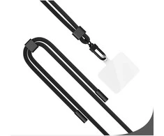 Dėklas 4smarts 4smarts Universal Necklace PhonoLace, juodas