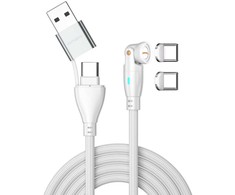 USB kabelis 4smarts USB-C - USB-C 1.8 m Baltas (541236)