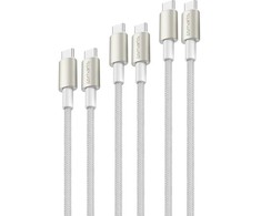 Kabelis USB 4smarts USB-C - USB-C 3 m Baltas (540656)