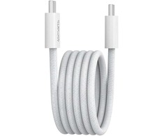 4smarts USB-C laidas 100W 5A 1.5m magnetiniu būdu ištraukiamas balta/baltas 541012