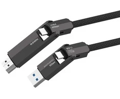 Kabelis 4smarts ComboCord USB4 HDMI 240W 1,5 m juodas