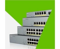 Šakotuvas ZYXEL GS1350-6HP, 6 prievadų valdomas CCTV POE komutatorius, didelio nuotolio, 60 W, 802.3BT (1 metų NCC PRO paketo licencija) (5 metų garantija)