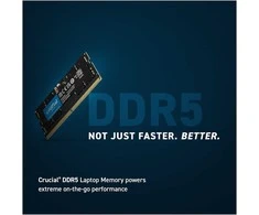 Nešiojamo kompiuterio atmintis Crucial 48GB [1x48GB 5600MHz DDR5 CL46 SODIMM]