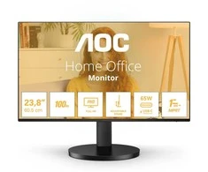 Monitorius AOC 24B3CF2 | 1920x1080 100 Hz IPS | 65W USB HUB | Įmontuoti garsiakalbiai