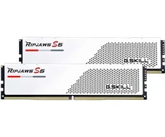 RAM G.Skill Ripjaws F5-6000J3040G32GX2-RS5W atminties modulis 64 GB 2 x 32 GB DDR5 288 kontaktų DIMM