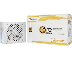 650W „Seasonic Core GX-650-V2-Baltas“ kabelių valdymas