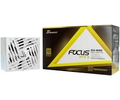 Seagate Seasonic Focus GX 80 PLUS Gold PSU, modular, PCIe 5.1 – 850 Watt, baltos spalvos