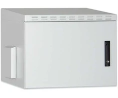 9HE Wandgehuse, Outdoor, IP55 579x600x600 mm, Farbe Grau (RAL 7035) DIGITUS Professional