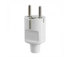ABL 100000046 Compact Stecker. SCHUKO &amp; fr-be. TPE. grau. IP20. Typ 1505