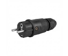 ABL 100000068 Professional Stecker. SCHUKO &amp; fr-be. Elamid-2K. juodas. sv. IP54