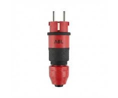 ABL 100000069 Professional Stecker. SCHUKO &amp; fr-be. 2Elamid-2K. raudona. sv. IP54. T