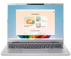 Nešiojamas kompiuteris „Acer Aspire 14“ dirbtinio intelekto OLED (A14-53M-75DW) „Copilot+“ 14 colių WUXGA OLED ekranas, HDR500, „Intel Ultra 7-258V“ (47 colių įstrižainės), 32 GB RAM, 1 TB SSD, „Windows 11“