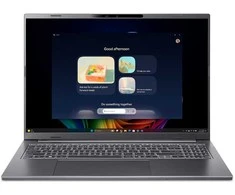 Nešiojamas kompiuteris „Acer Aspire 16“ dirbtinio intelekto OLED (A16-52M-55DS) „Copilot+“ 16,0 colių įstrižainės WUXGA OLED ekranas su „Intel Ultra 5-226V“ (40 TOPS) procesoriumi, 16 GB RAM, 512 GB SSD, „Windows 11“ operacine sistema.