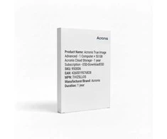 Acronis True Image 2017 - 1 license(s) - Open Value Subscription (OVS) - 1 year(s) - Electronic Software Download (ESD)