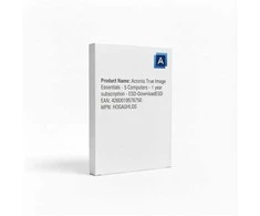 Acronis True Image Essentials - 5 Computers - 1 year subscription - ESD-Download