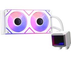 Adata Xpg WAK XPG LEVANTE II 240 (2*120 mm ARGB ventiliatorius) balta mažmeninė prekyba