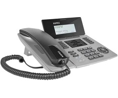 Telefonas Agfeo AGFEO Systemtelefon ST54 IP SENSORfon sidabrinis